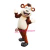 Happy Realistic Monkey Mascot Costume