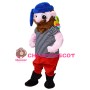 Friendly Realistic Pirate Mascot Costume