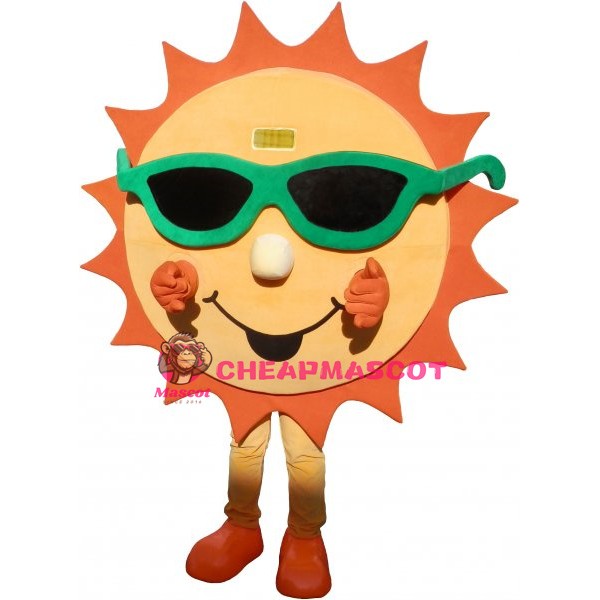 Lovely Realistic Sun Mascot Costume