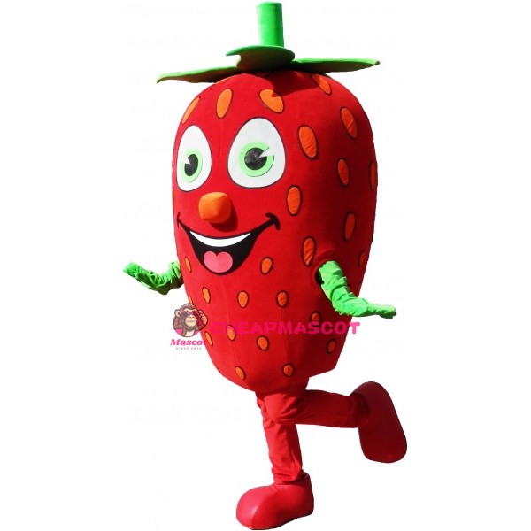 Supber Lightweight Strawberry Mascot Costume