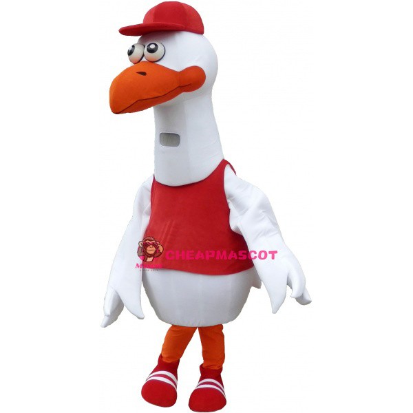 Lovely Stork Mascot Costume