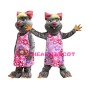 Stylish Female Mouse Mascot Costume