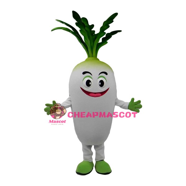 Happy Lightweight Radish Mascot Costume