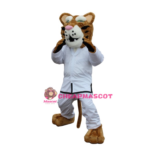 Kung Fu Leopard Mascot Costume