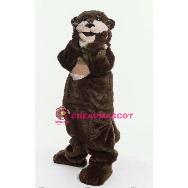 Friendly Lightweight Otter Mascot Costume