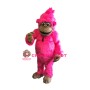 Pink Gorilla Mascot Costume