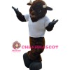 Friendly Power Buffalo Mascot Costume