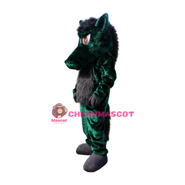 Friendly Lightweight Green Horse Mascot Costume