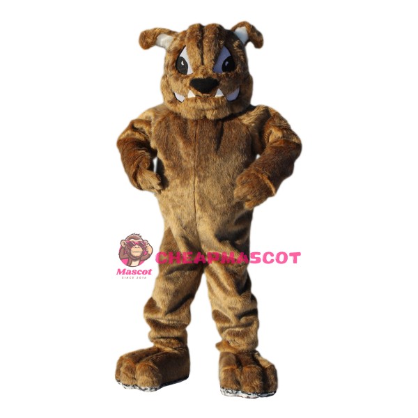 Fierce Realistic Bulldog Mascot Costume