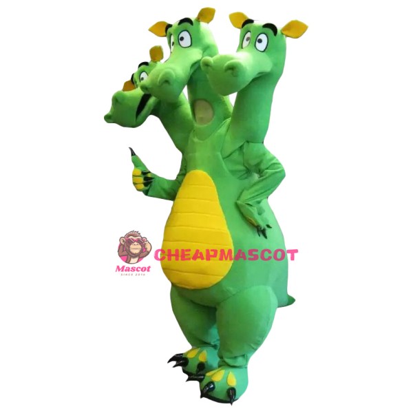 Three-headed Dragon Mascot Costume