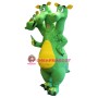 Three-headed Dragon Mascot Costume