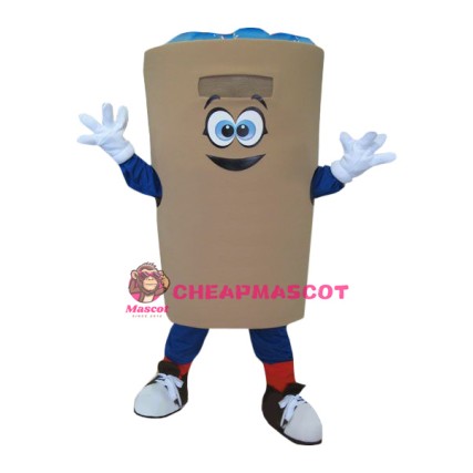 Iced Coffee Cup Mascot Costume