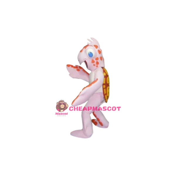 Pink Sea Turtle Mascot Costume