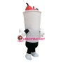 Cherry Limeade Drink Mascot Costume