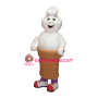 Friendly Lightweight Ice Cream Mascot Costume