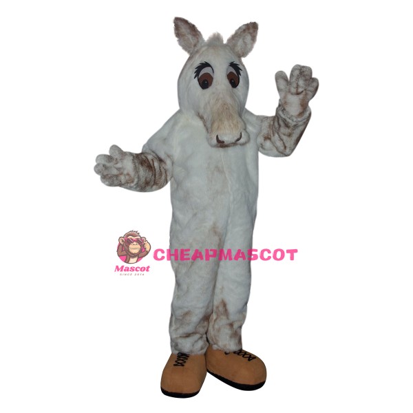 Superb Lightweight White Horse Mascot Costume