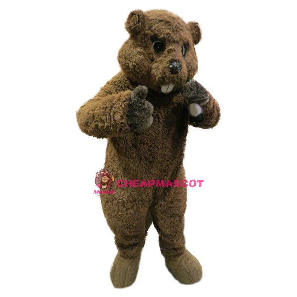 Realistic Lightweight Beaver Mascot Costume