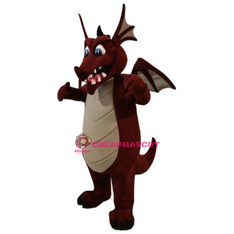 Fierce Realistic Dragon Mascot Costume