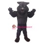 Fierce Black Wildcat Mascot Costume