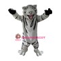 Affordable Realistic White Tiger Mascot Costume