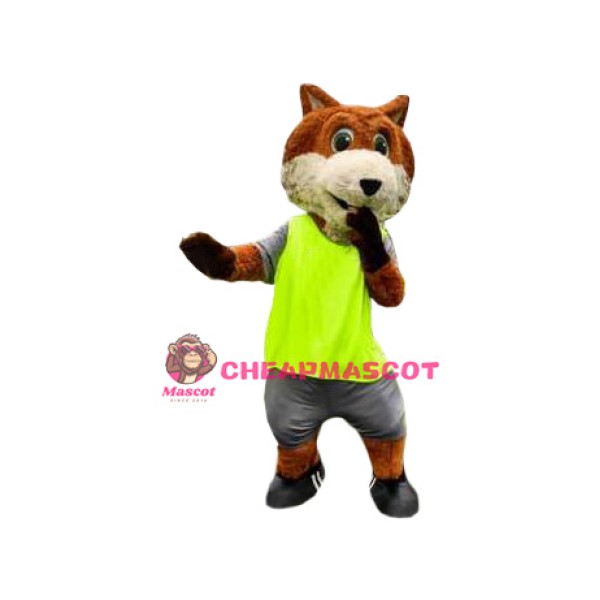 Sport Realistic Fox Mascot Costume