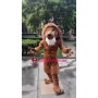 Realistic Power Muscular Lion Mascot Costume