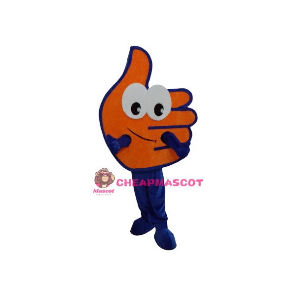 Friendly Thumbs Up Mascot Costume