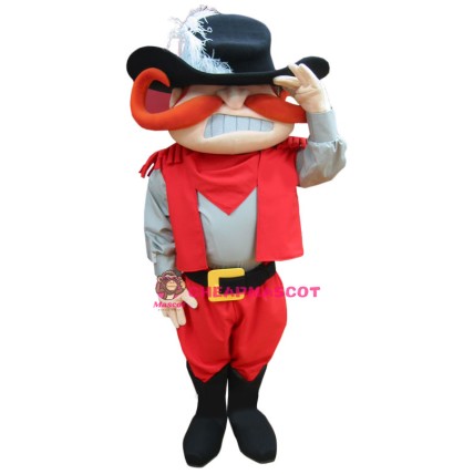 Superb Rebel Mascot Costume