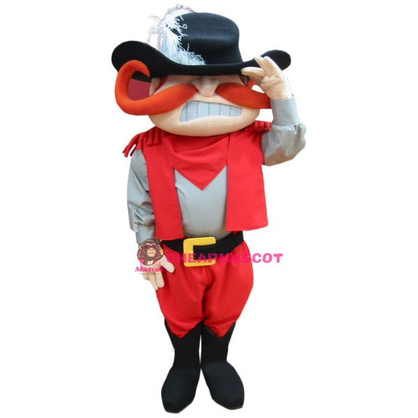 Superb Rebel Mascot Costume