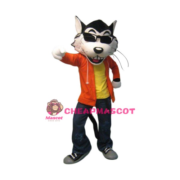 Cool Lightweight Wolf Mascot Costume