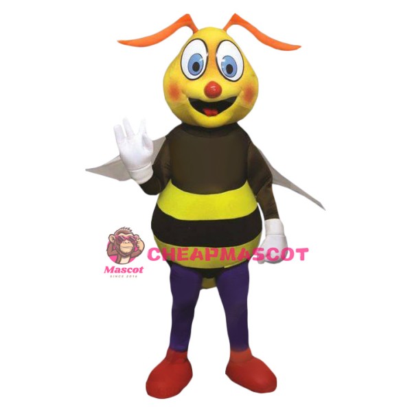 Friendly Realistic Lightweight Bee Mascot Costume