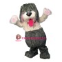 Friendly Plush Dog Mascot Costume