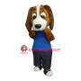 Friendly Beagle Dog Mascot Costume