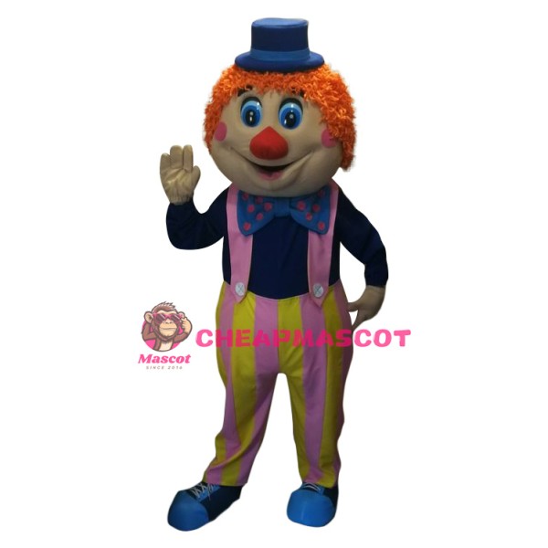 Superb Friendly Clown Mascot Costume