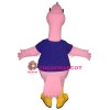 Superb Flamingo Mascot Costume