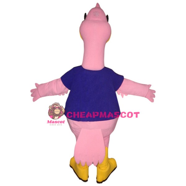 Superb Flamingo Mascot Costume