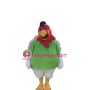 Superb White Turkey Mascot Costume
