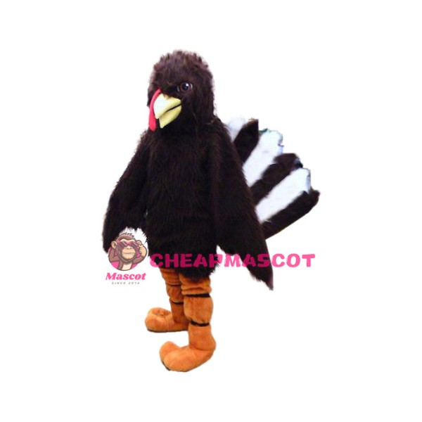 Superb Plush Turkey Mascot Costume