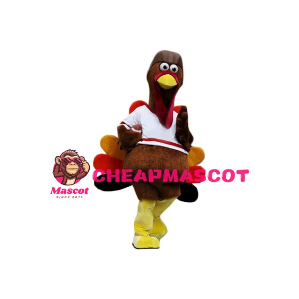 Superb Cool Turkey Mascot Costume