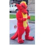 Fierce Realistic Red Dragon Mascot Costume