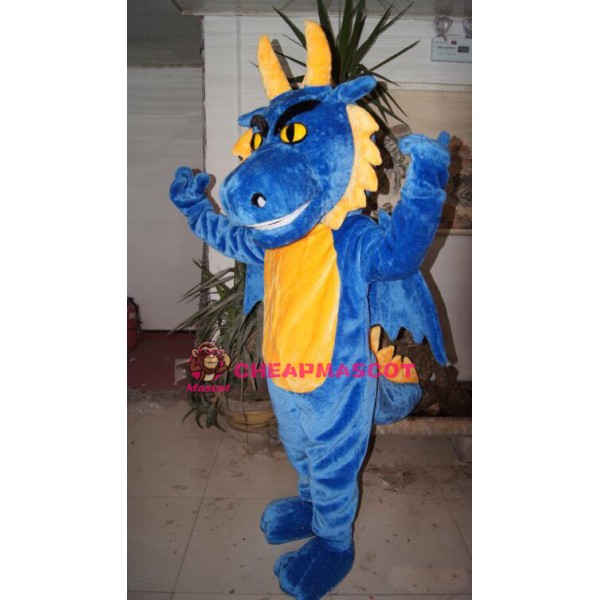 Affordable Blue Dragon Mascot Costume