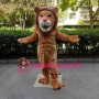 Affordable Power Muscular Lion Mascot Costume