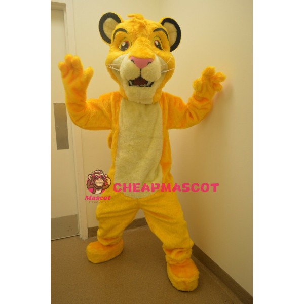 Friendly Simba Lion King Mascot Costume
