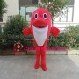 Affordable Red Fish Mascot Costume