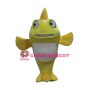Affordable Lovely Yellow Fish Mascot Costume