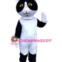 Affordable Black White Cat Mascot Costume