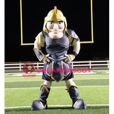 Golden Spartan Trojan Knight Mascot Costume