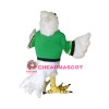 Realistic White Eagle Mascot Costume