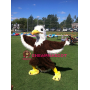 Friendly Realistic Eagle Mascot Costume