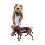 Superb Bloodhound Dog Mascot Costume